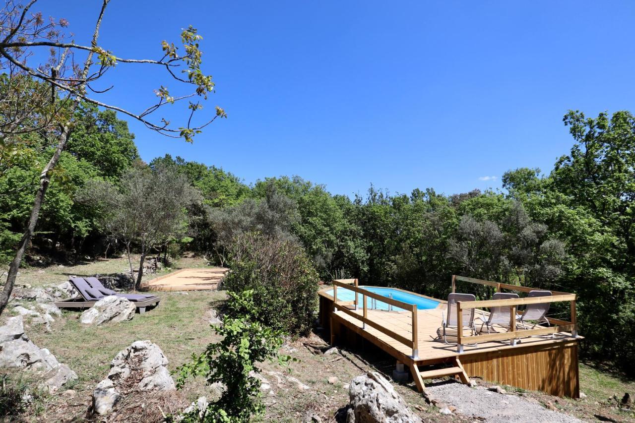 Le Mas Des Rouquets - Avec Piscine Et Jardin Anduze Exterior foto